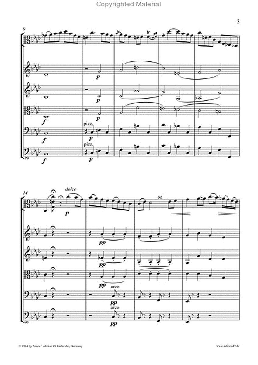 Sonate f-moll fur Bratsche und Streichorchester (Original fur Violine und Generalbass e-moll)