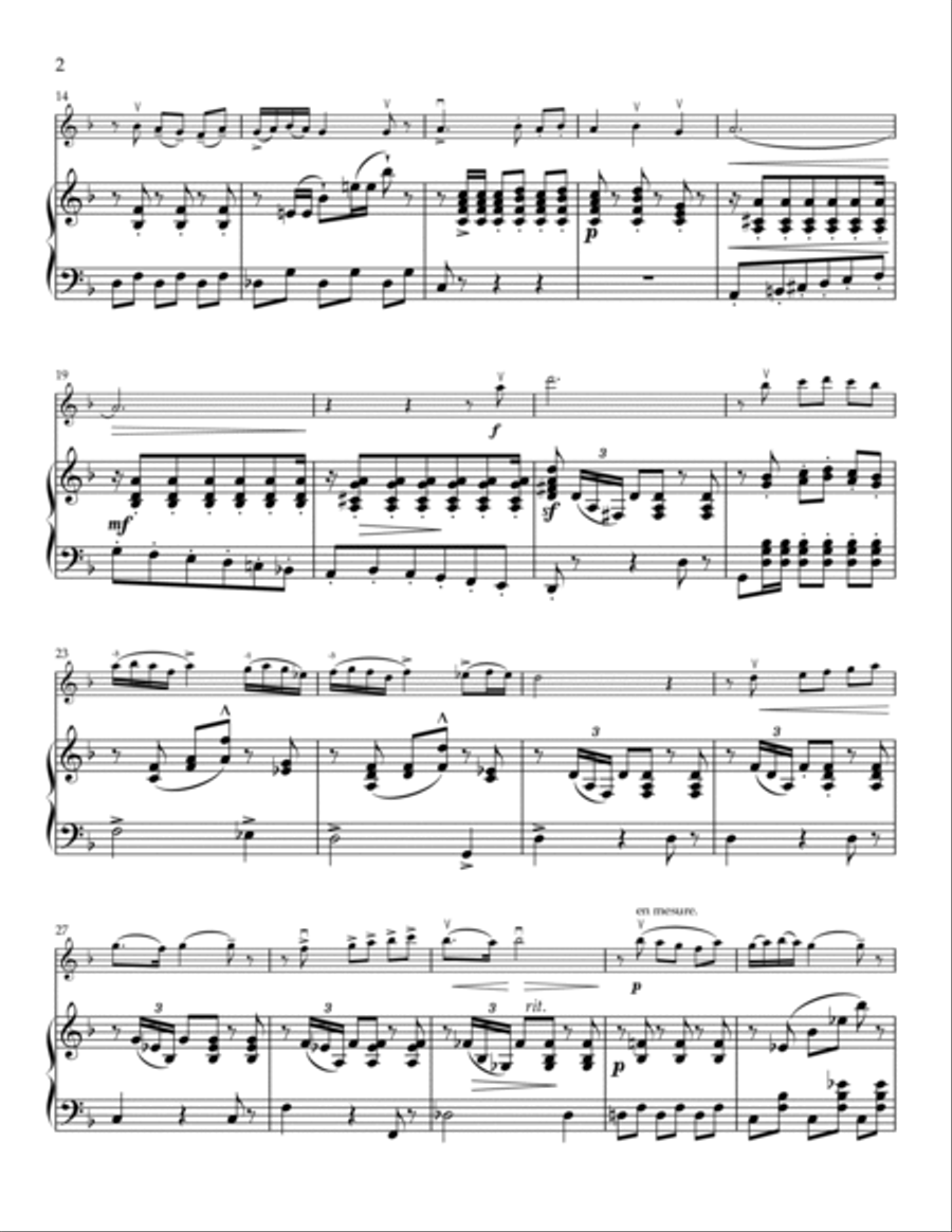 Madrid for Violin and Piano Chamber Music scores gallery preview page 2