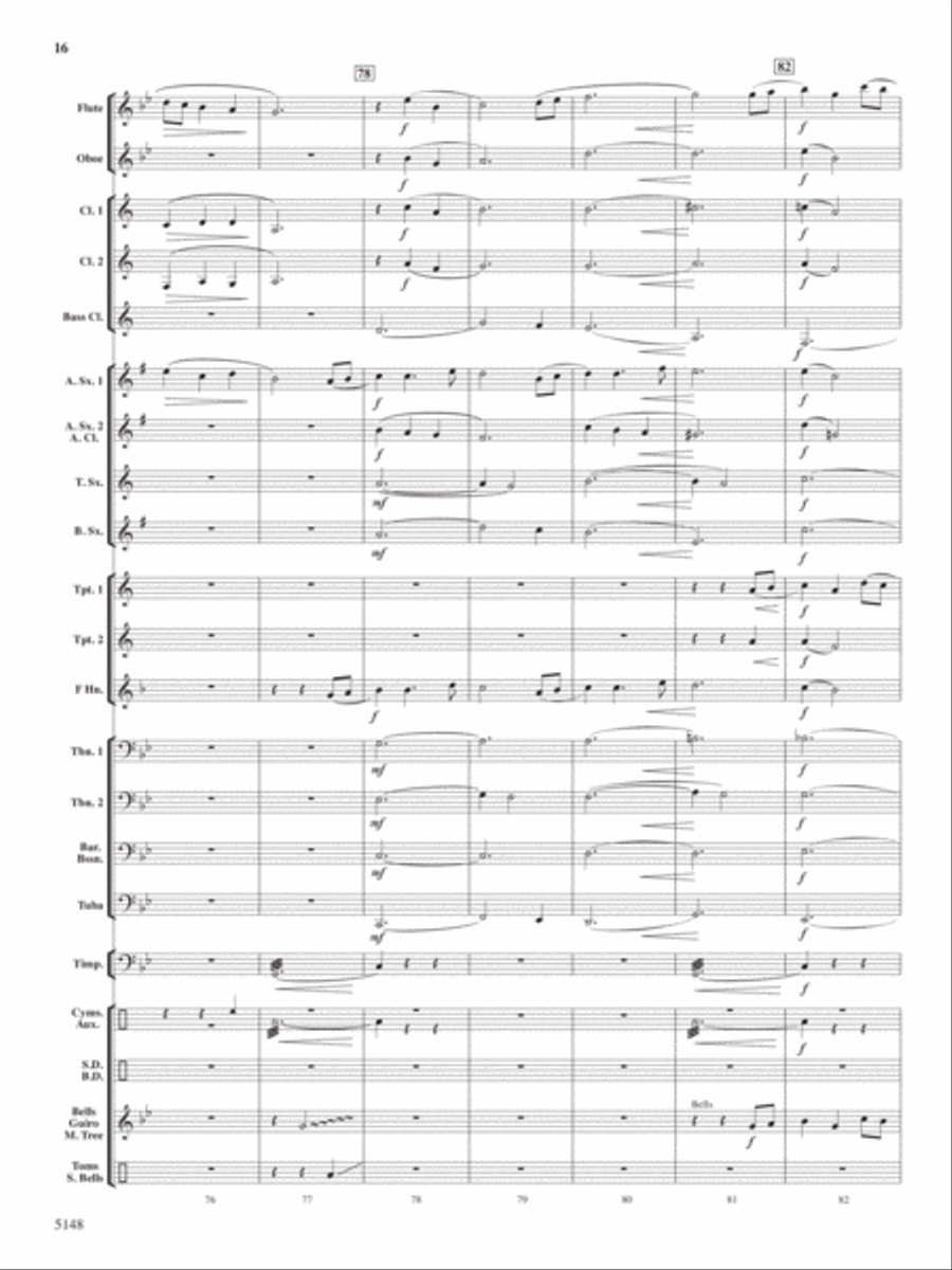 Fire Dance Concert Band scores gallery preview page 15
