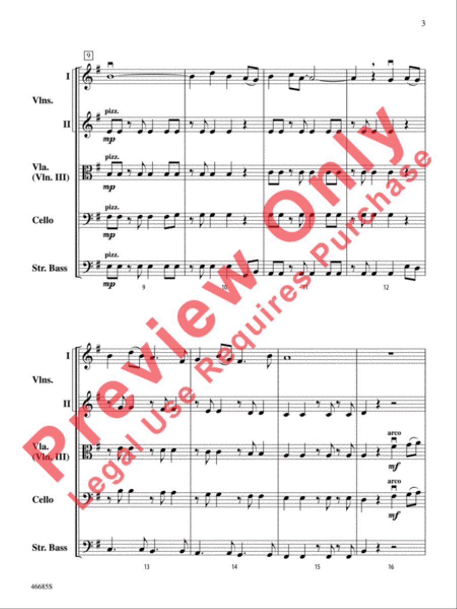 L'improviste Vignette String Orchestra scores gallery preview page 4