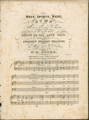 Book cover for Rest, Spriti, Rest. Hymn