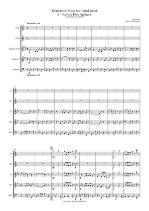 Dubois: Deuxième Suite pour Instruments à vent (2nd Suite-Winds) I.Ronde des Archers - wind quintet