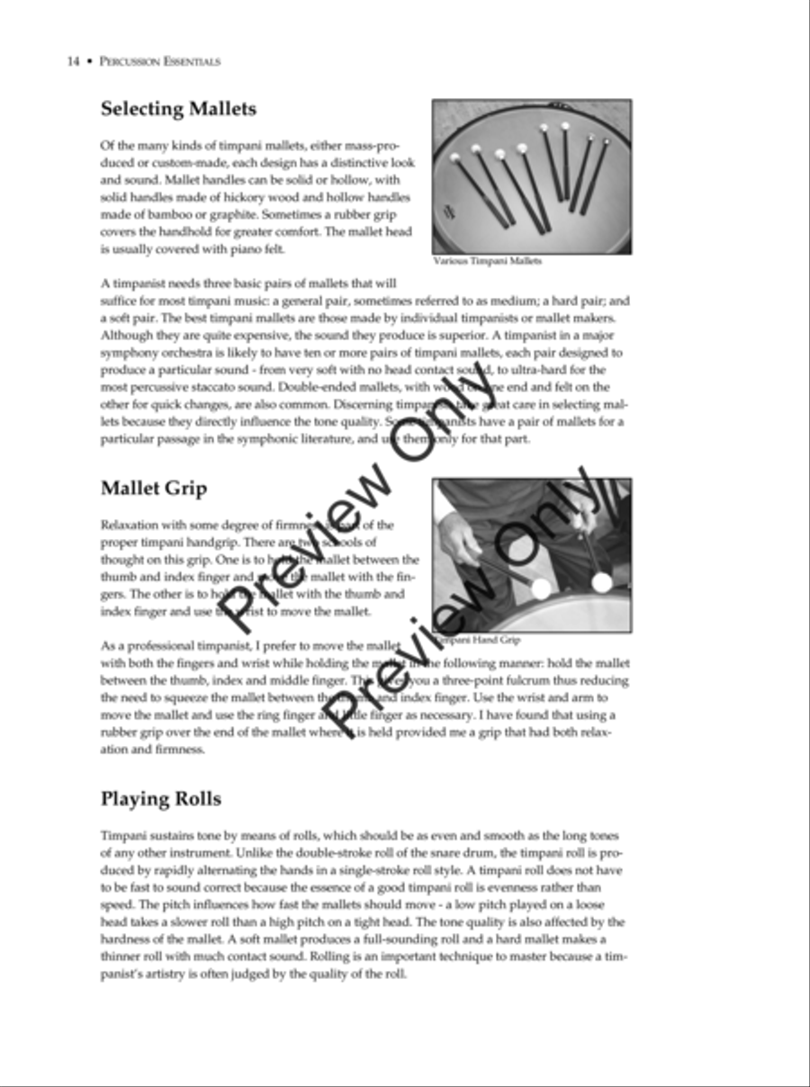 Percussion Essentials Percussion scores gallery preview page 14