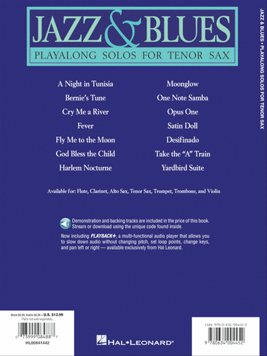 Jazz & Blues Tenor Saxophone scores gallery preview page 6