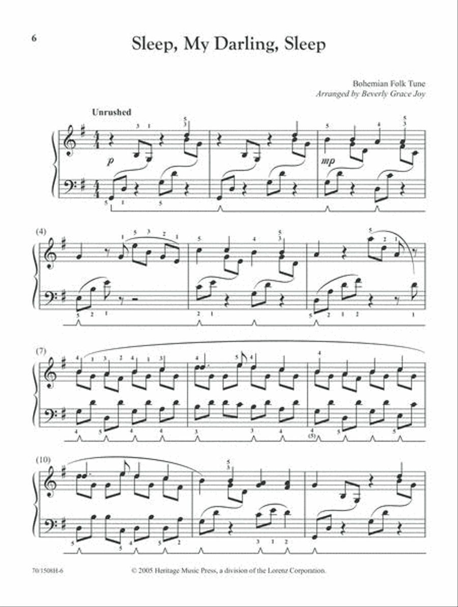 Hymns 'n Spirituals at Your Fingertips - Book 4 Piano Solo scores gallery preview page 6