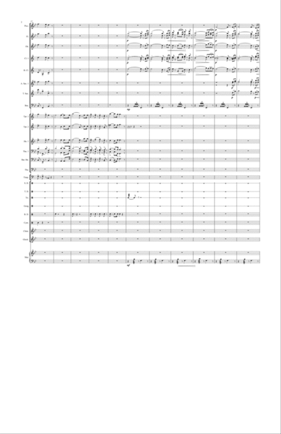March Pontificale Concert Band scores gallery preview page 2