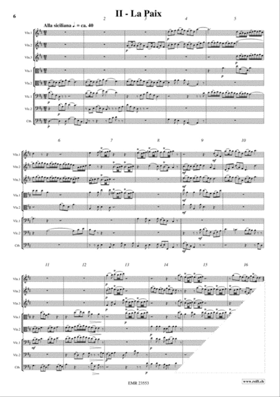 Music For The Royal Fireworks Cello scores gallery preview page 4