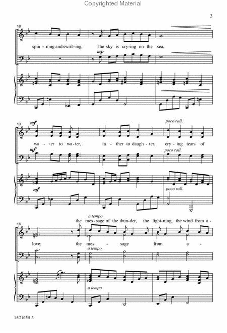 The Sky Is Crying on the Sea 4-Part scores gallery preview page 3