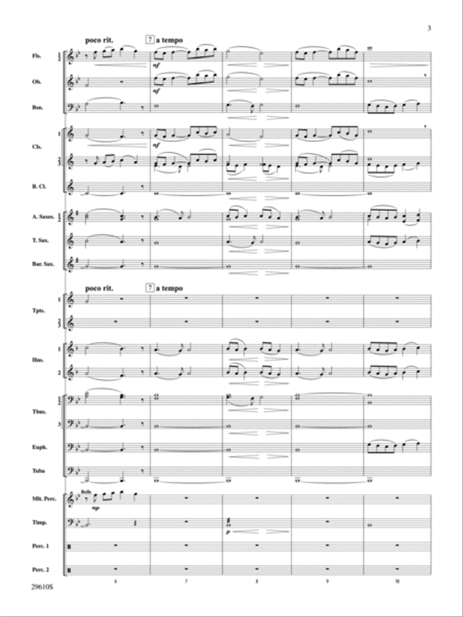 A Quiet Music Concert Band scores gallery preview page 3