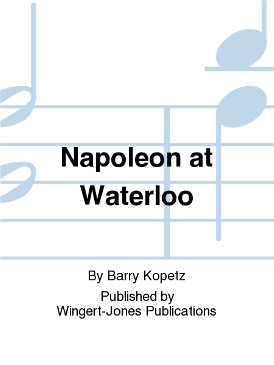 Napoleon At Waterloo Concert Band scores gallery preview page 1