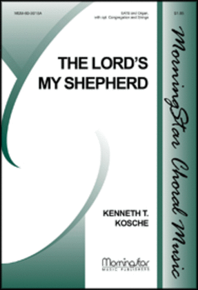 Book cover for The Lord's My Shepherd (Choral Score)