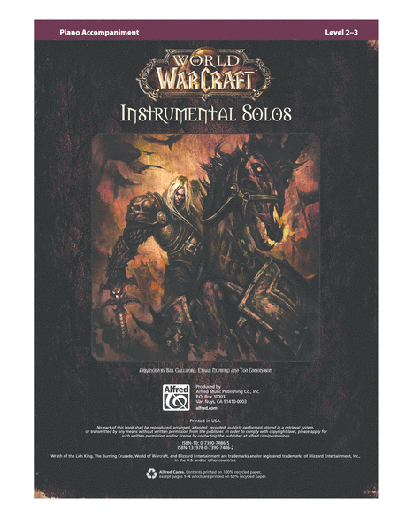 World of Warcraft Instrumental Solos image number null