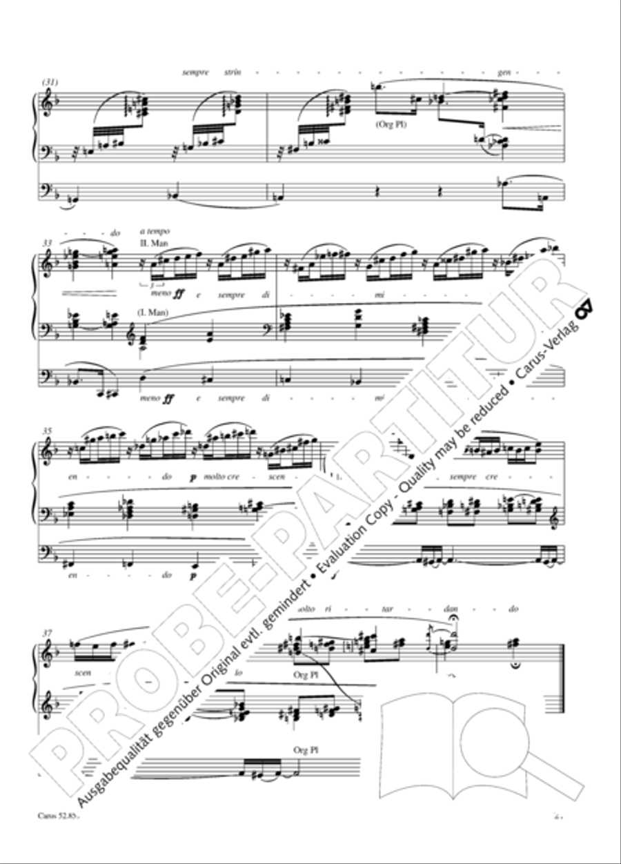 12 Stucke, Op. 59 Heft 1 Organ Solo scores gallery preview page 22
