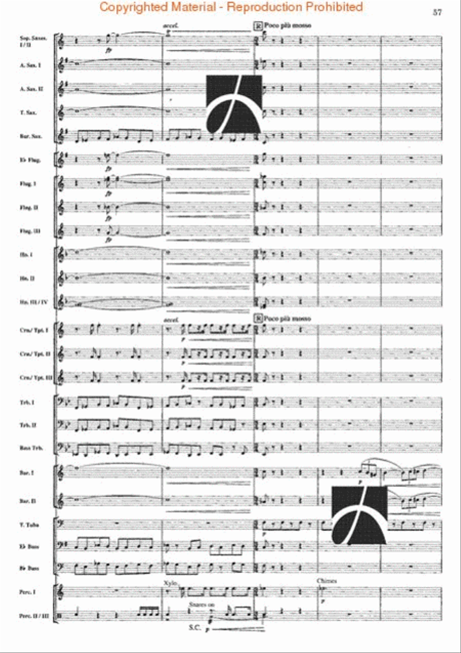 Firestorm Brass Band scores gallery preview page 57