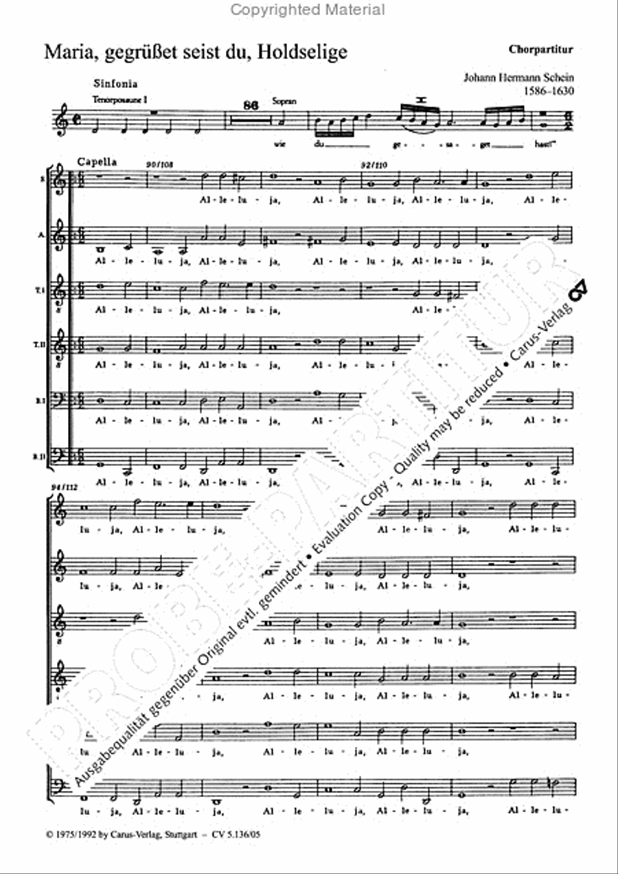 Maria, gegrusset seist du Choir scores gallery preview page 2