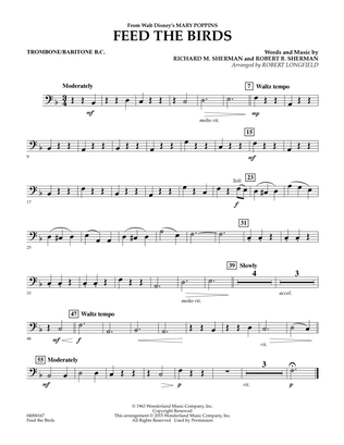 Feed the Birds (from Mary Poppins) - Trombone/Baritone B.C.