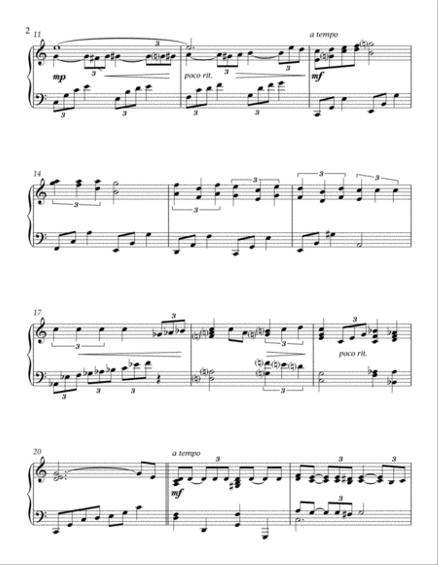 What A Wonderful World Piano Solo scores gallery preview page 3