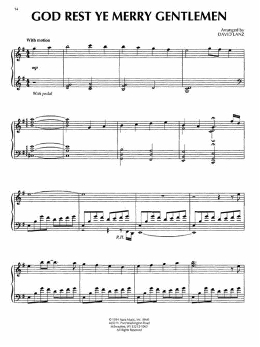 David Lanz – Christmas Eve Piano Solo scores gallery preview page 7