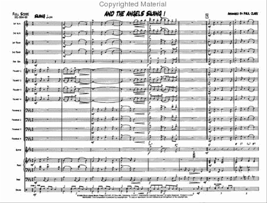 And The Angels Swing Jazz Ensemble scores gallery preview page 2