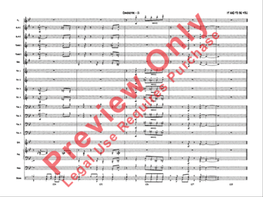 It Had to Be You Jazz Ensemble scores gallery preview page 18