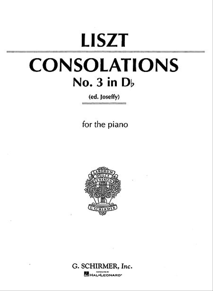 Consolation No. 3 in Db Major Piano Solo scores gallery preview page 1