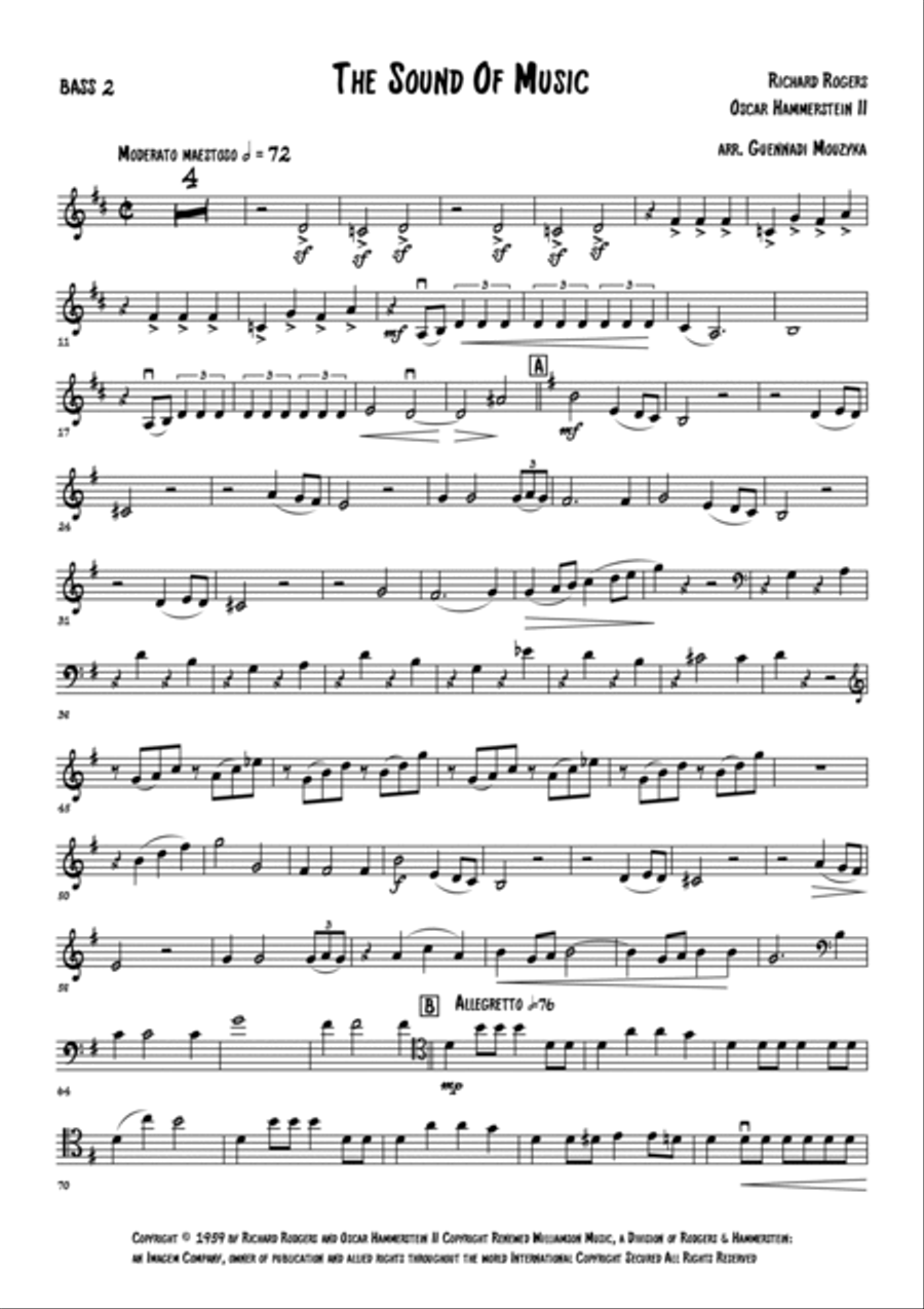 The Sound Of Music String Quartet scores gallery preview page 5