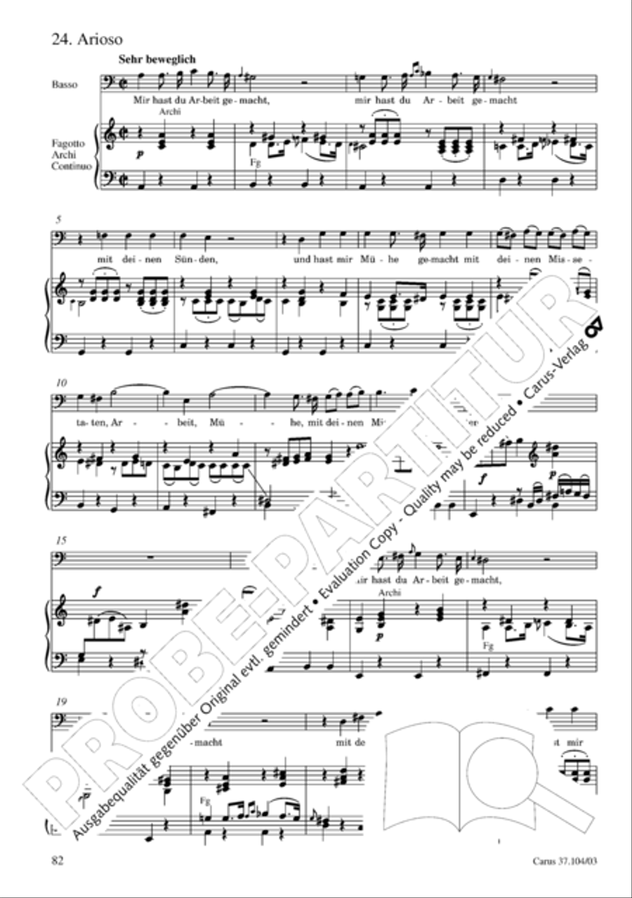 Ein Lammlein geht und tragt die Schuld 4-Part scores gallery preview page 83