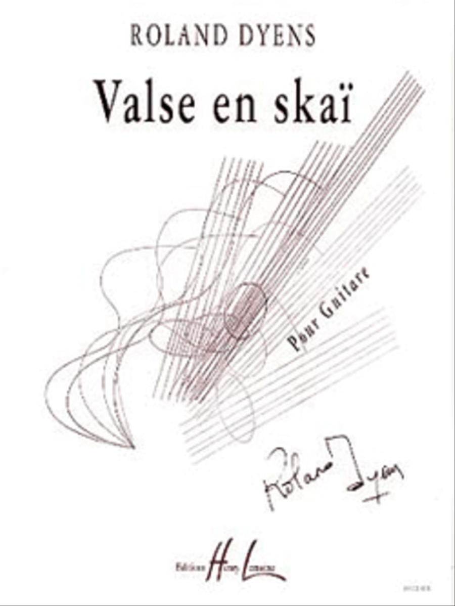 Valse En Skai by Roland Dyens Acoustic Guitar - Sheet Music