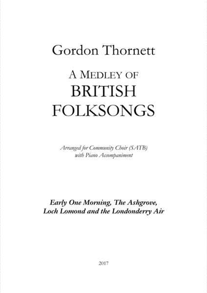 Medley of British Folksongs image number null