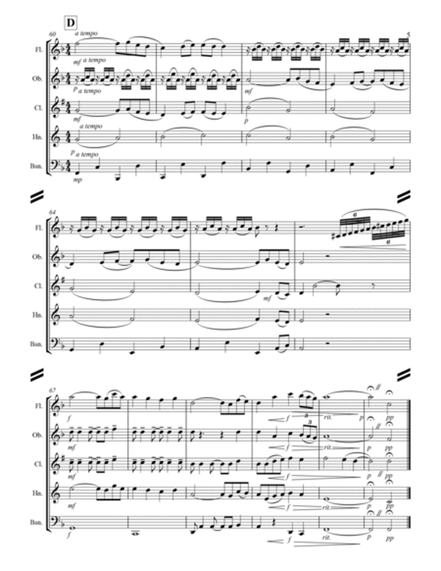 Ravel - Pavane for a Dead Princess (for Woodwind Quintet) image number null