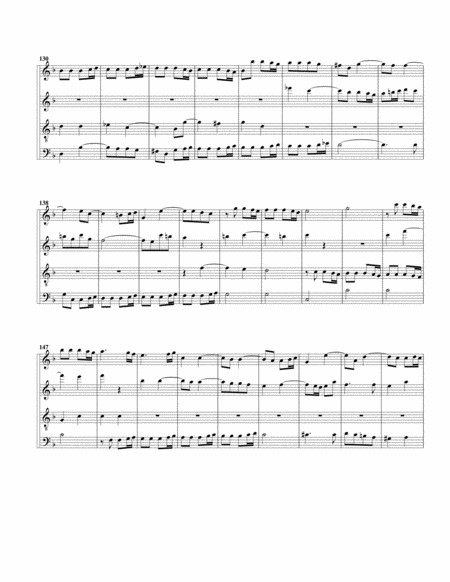 Fugue no.4, HWV 608 (arrangement for 4 recorders)