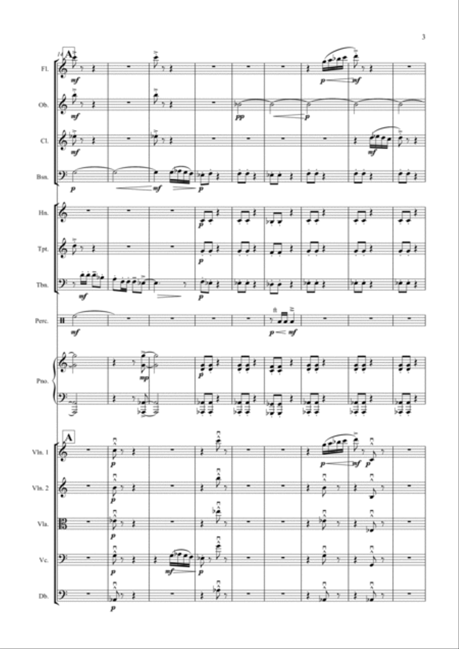 Hustle Bustle Chamber Orchestra scores gallery preview page 3