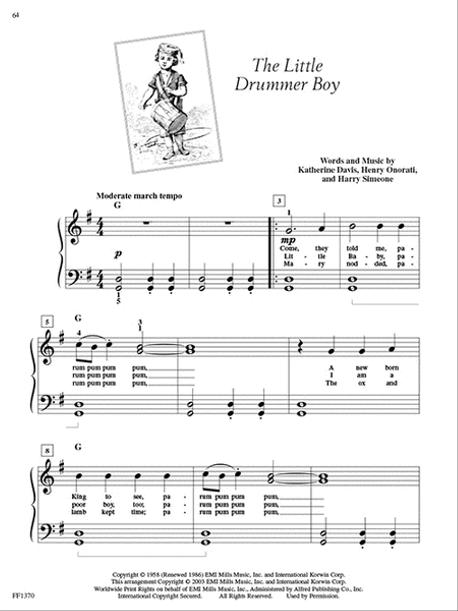 Adult Piano Adventures Christmas – Book 1 Piano Method scores gallery preview page 6