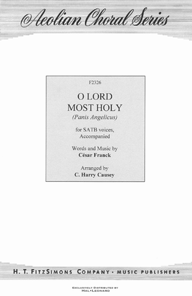 Book cover for O Lord Most Holy (Panis Angelicus)