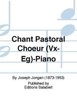 Chant Pastoral Choeur (Vx-Eg)-Piano