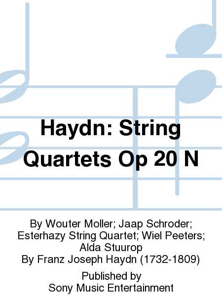 Haydn: String Quartets Op 20 N