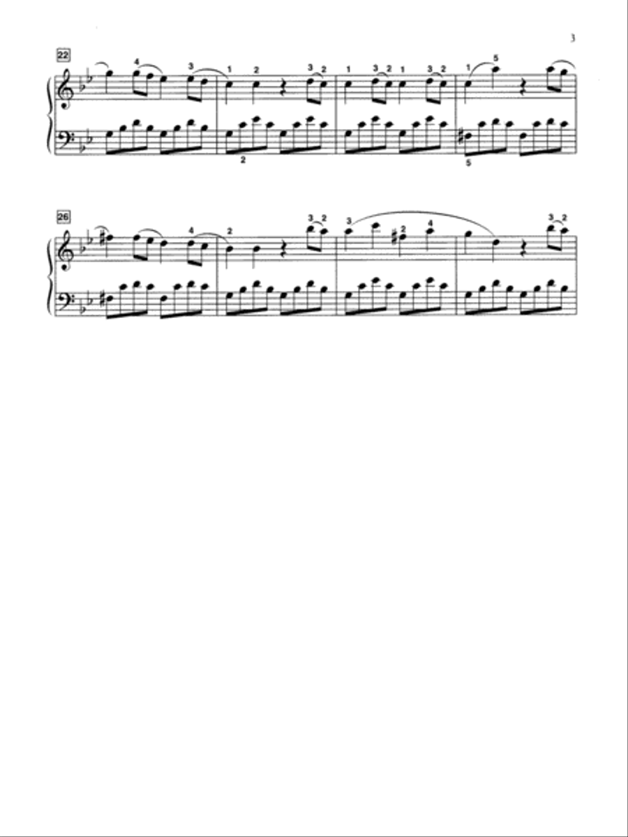 Opening Theme (Symphony No. 40) Small Ensemble scores gallery preview page 3