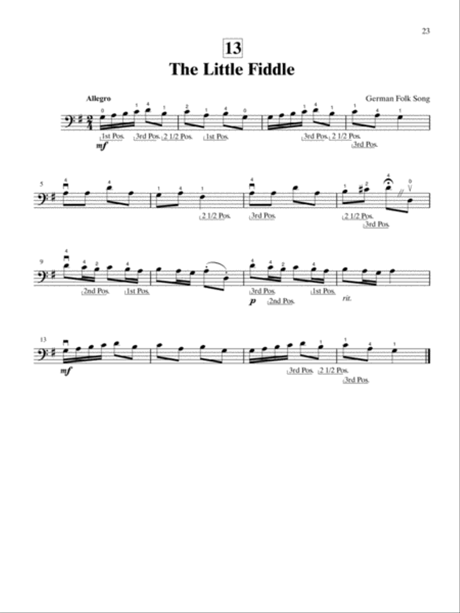 Suzuki Bass School, Volume 1 String Methods scores gallery preview page 4