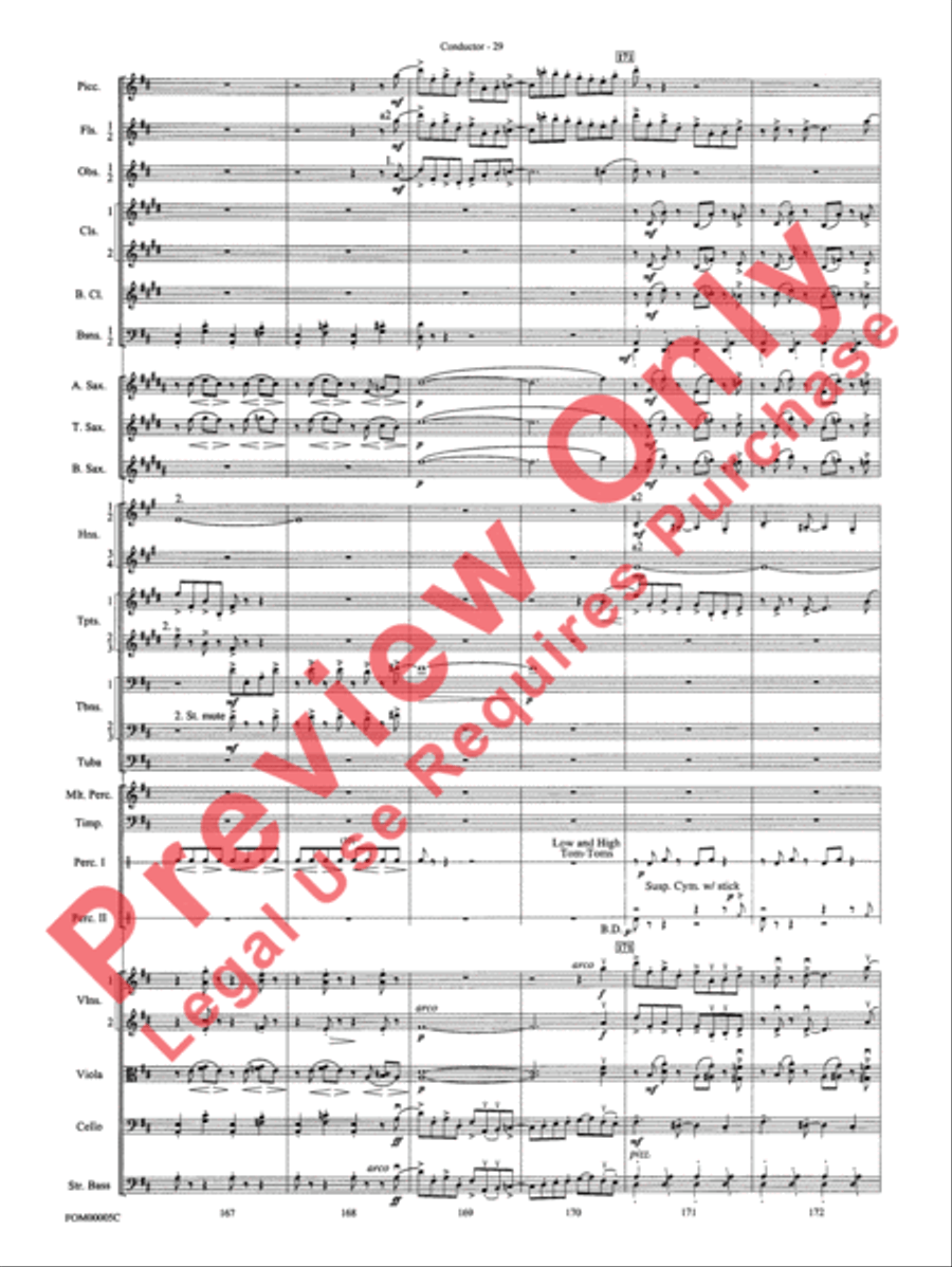 An American in Paris Suite Full Orchestra scores gallery preview page 32