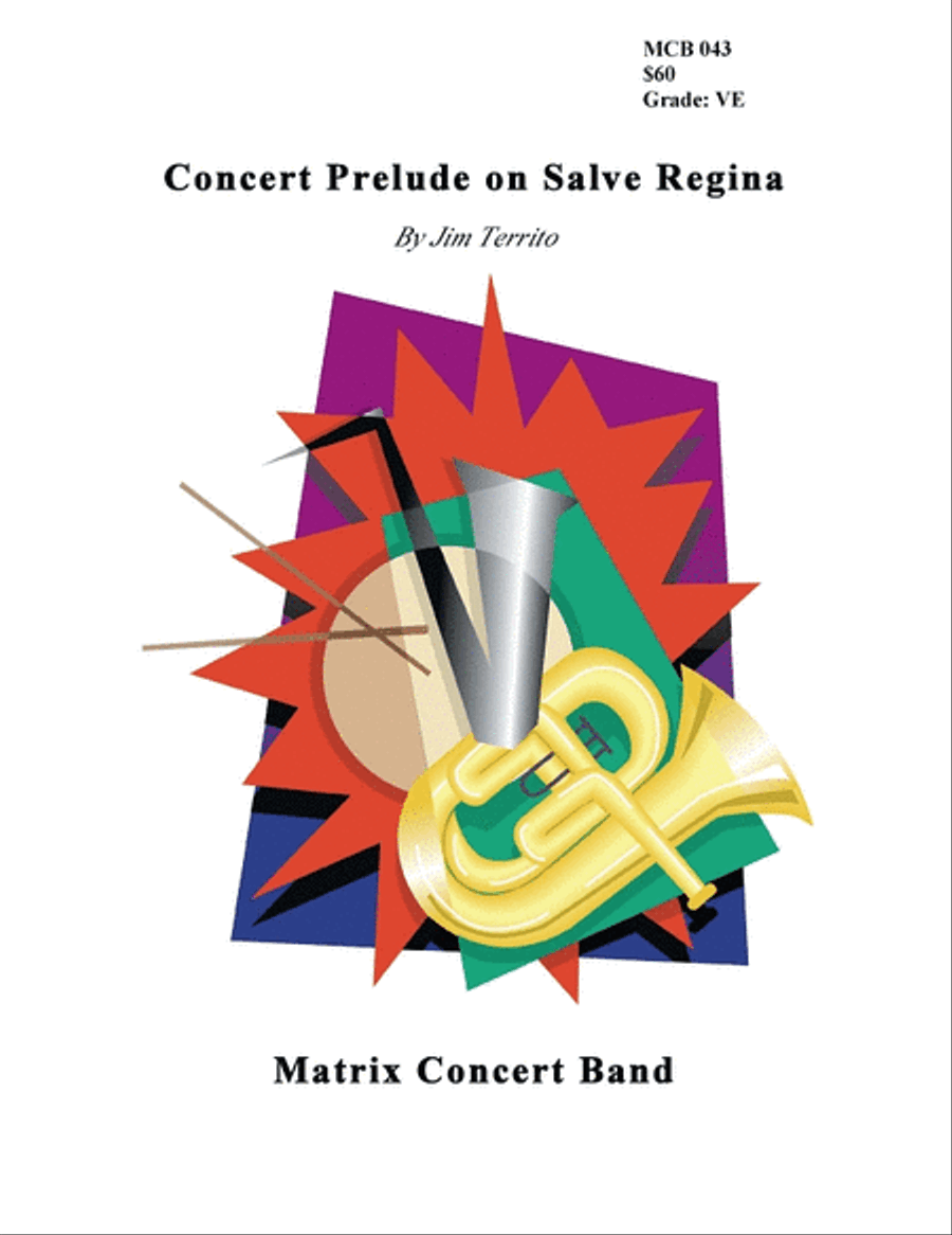 Concert Prelude on Salve Regina Concert Band scores gallery preview page 1