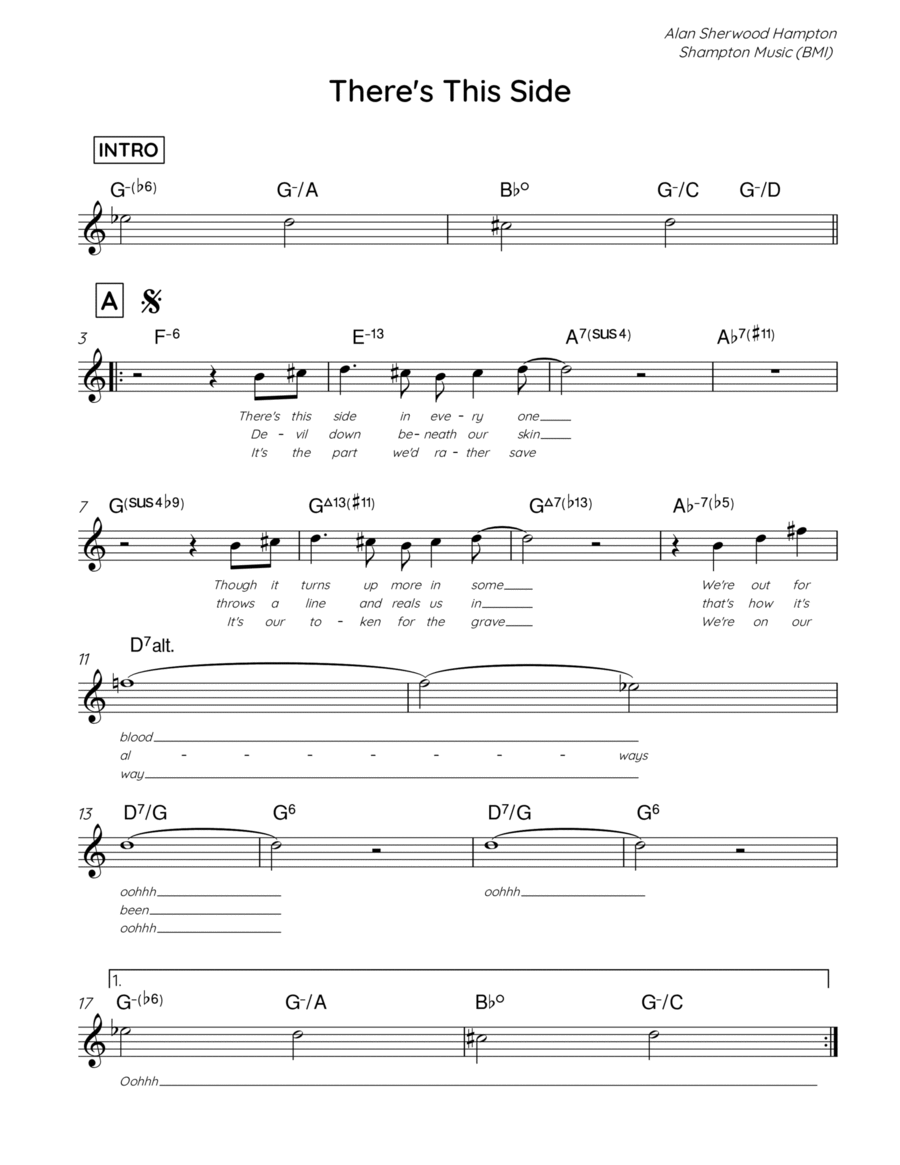 There's This Side Piano scores gallery preview page 1