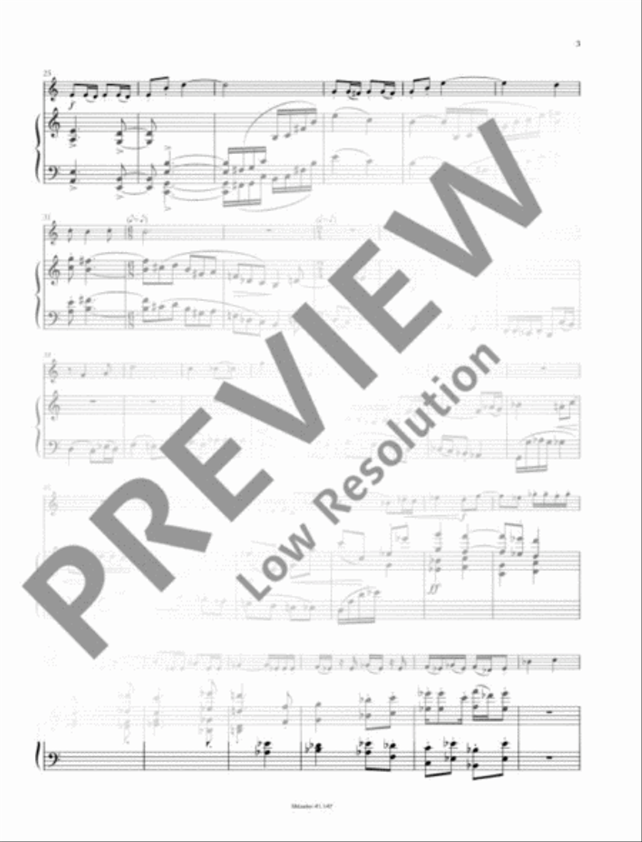 Sonatina no 1 Trumpet scores gallery preview page 4
