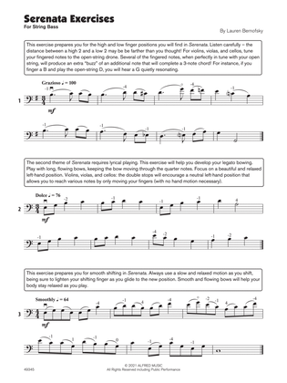 Serenata (Sound Innovations Soloist, String Bass)