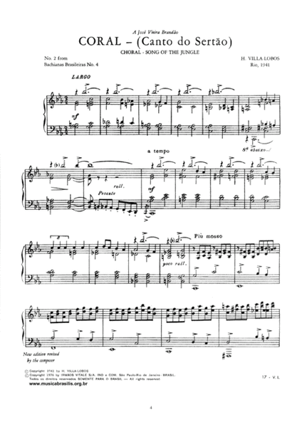Bachianas brasileiras n.4 (versão para piano)