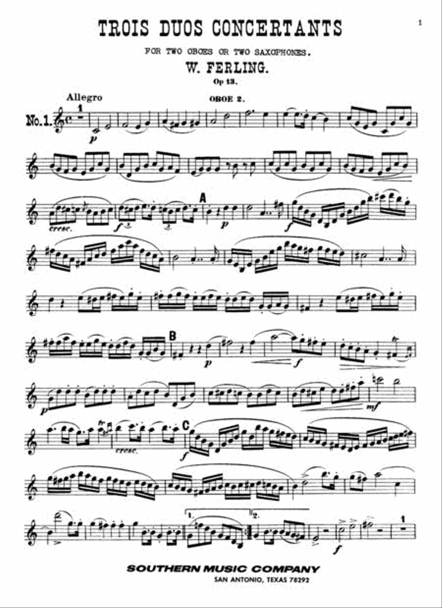 48 Famous Studies (2nd and 3rd Part) Oboe scores gallery preview page 2