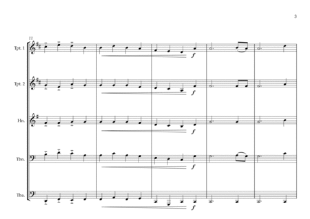 Taiwanese National Anthem Zhōnghuá Míngúo gúogē for Brass Quintet image number null