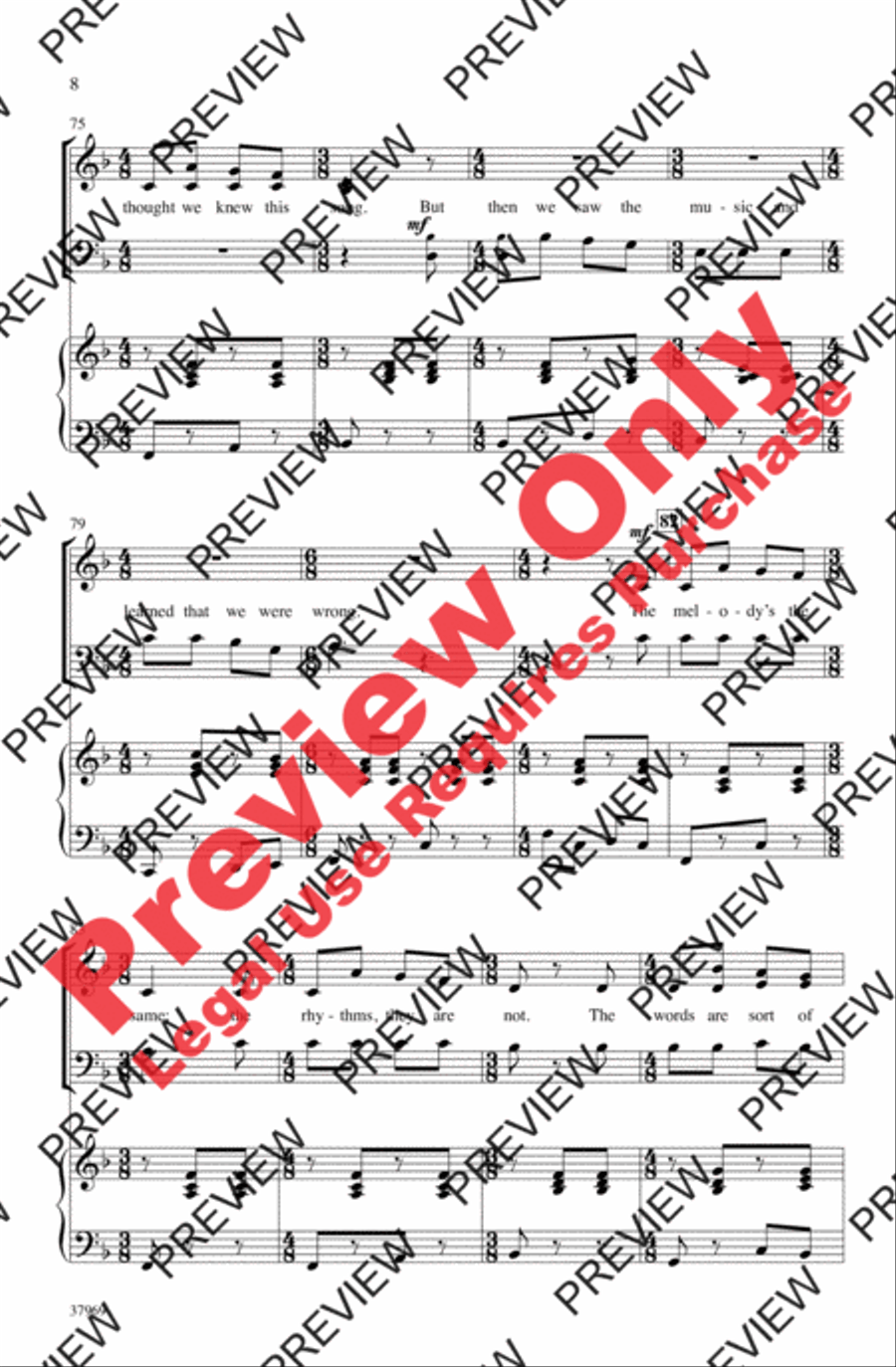 Jingle Bells (Sort Of) 3-Part scores gallery preview page 8