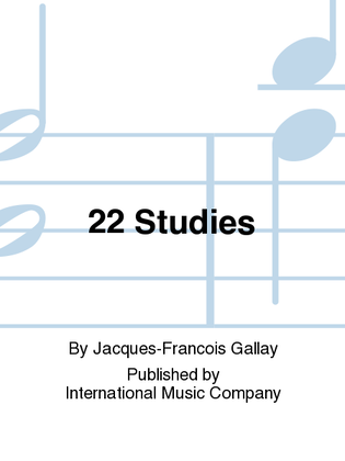 Book cover for 22 Studies