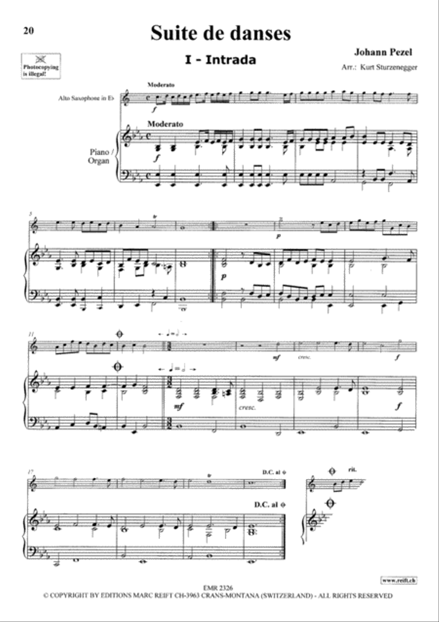 Baroque Masterpieces Alto Saxophone scores gallery preview page 7