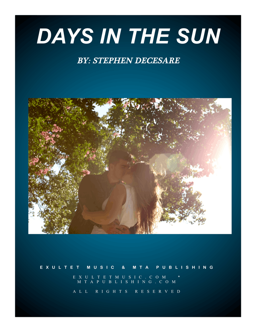 Days In The Sun (Soprano Solo) Soprano Voice scores gallery preview page 1